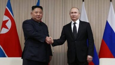 الزعيم الكوري يهنئ الرئيس الروسي