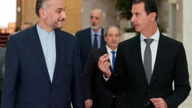 الرئيس الأسد وعبد اللهيان
